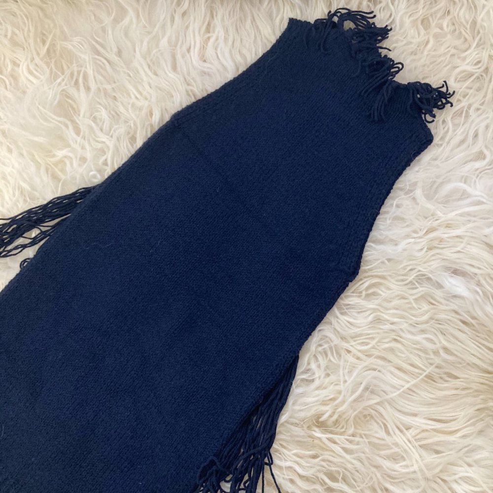 3.1 PHILLIP LIM Mock Neck Fringe Sweater Mini Dress - Picture 9 of 9